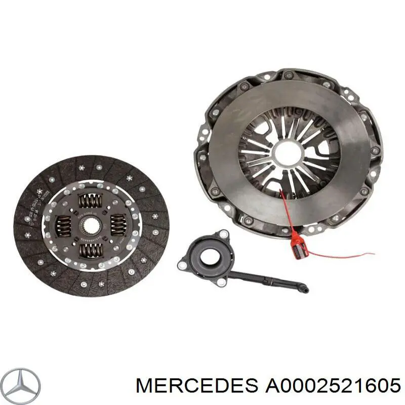 A0002521605 Mercedes диск зчеплення