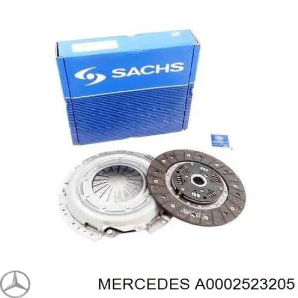 A0002523205 Mercedes комплект зчеплення (3 частини)