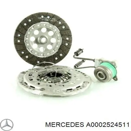 Купити A0002524511 Mercedes Комплект зчеплення (диск, корзина, підшипник)