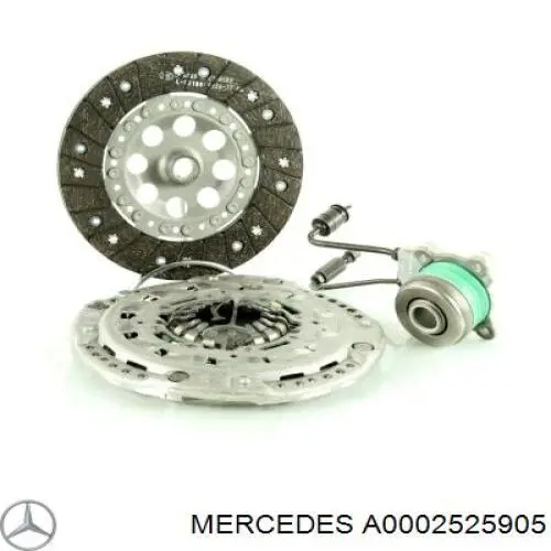 Зчеплення Mercedes A0002525905 ціна, від 43.93 USD