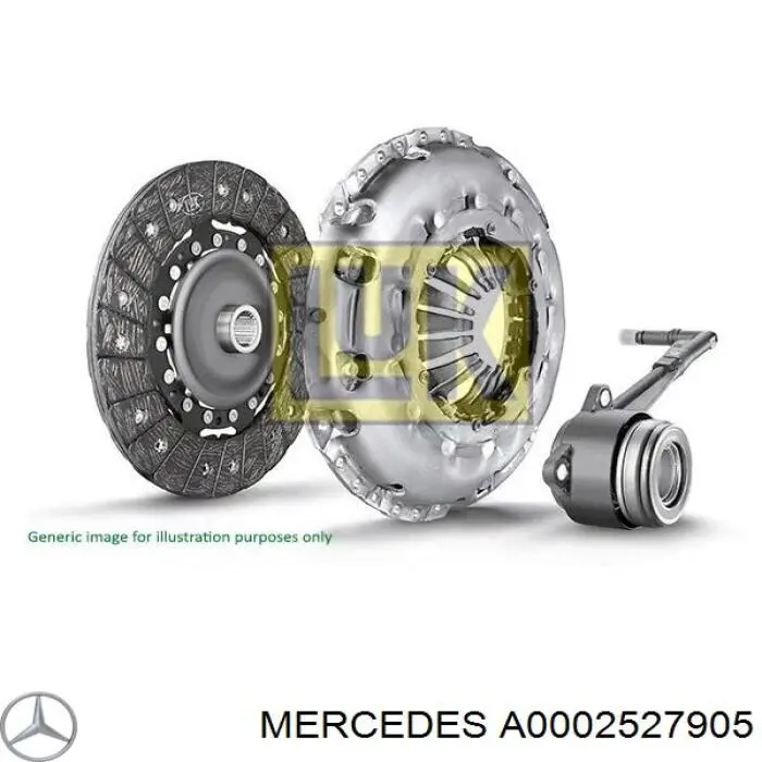A0002524005 Mercedes Зчеплення в зборі