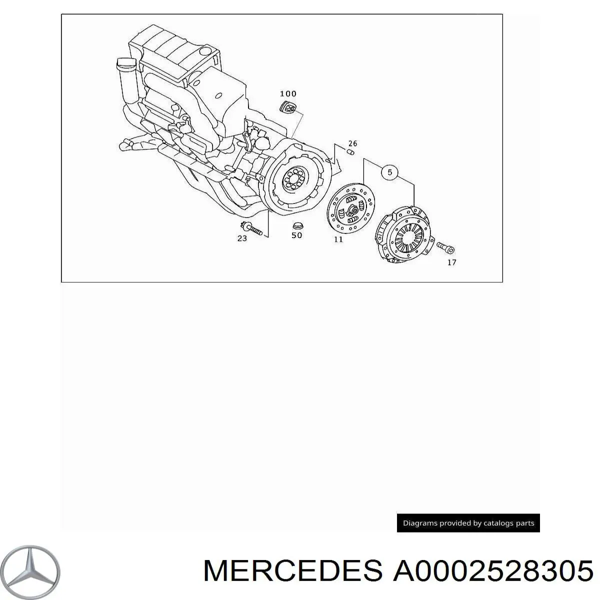 Купити A0002528305 Mercedes Диск зчеплення