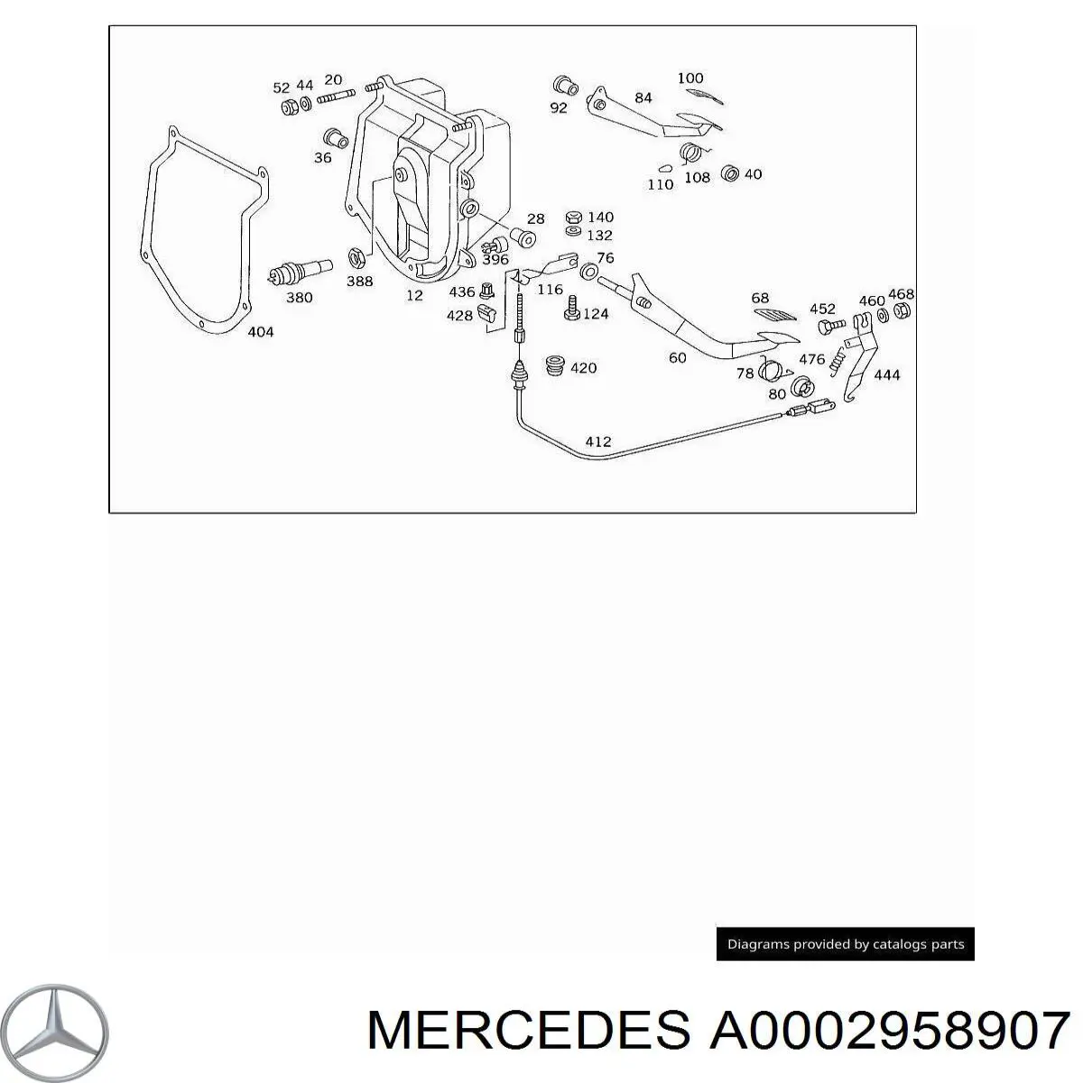 A0002958907 Mercedes Циліндр зчеплення робочий