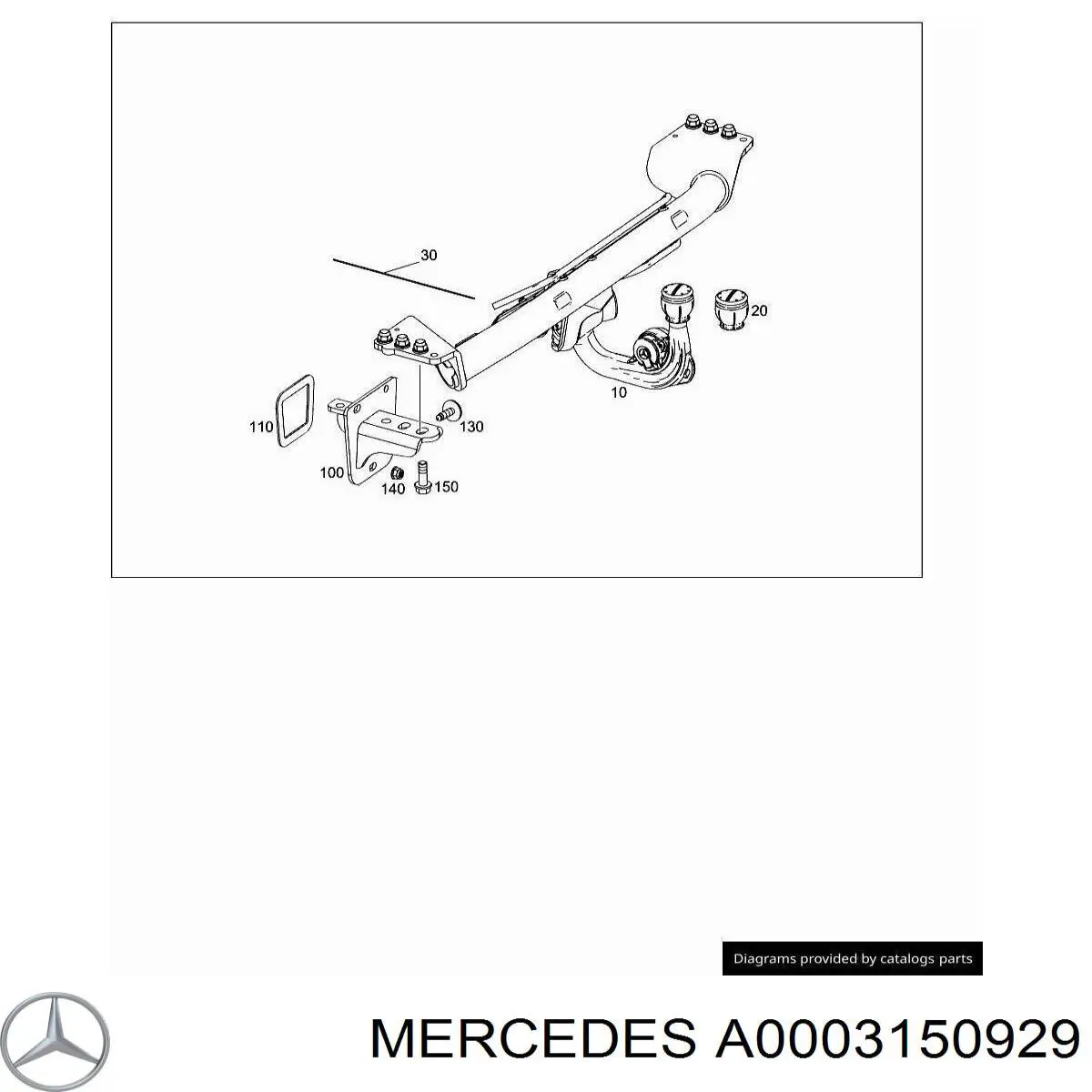  Mercedes A0003150929 ціна, від 150.73 USD