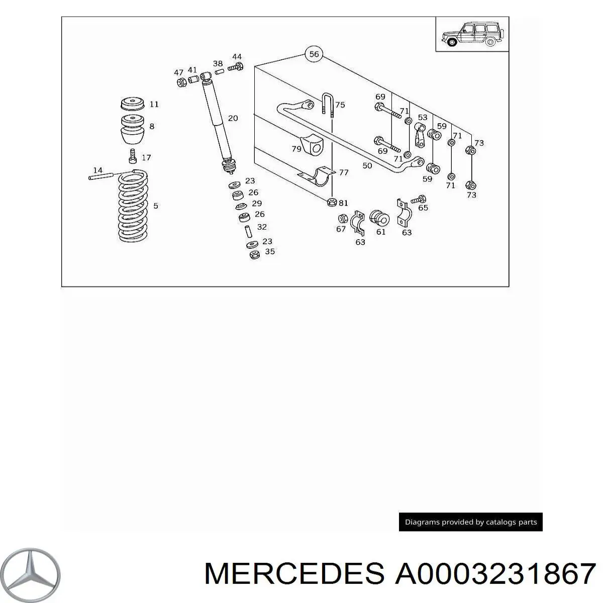  0003231867 Mercedes