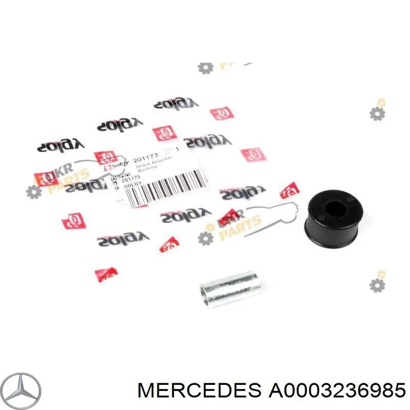 Сайлентблок амортизатора заднього MERCEDES 0003236985