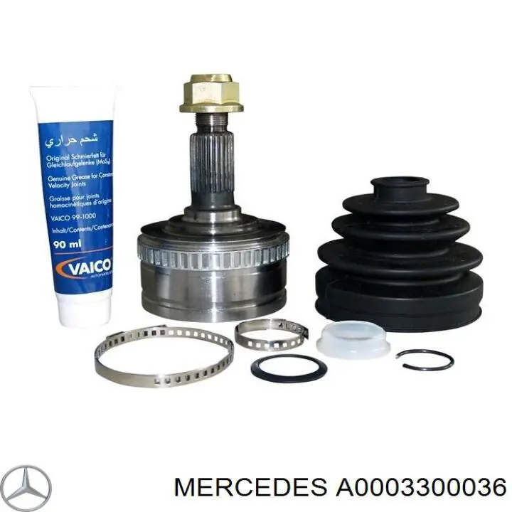 ШРУС зовнішній Mercedes A0003300036