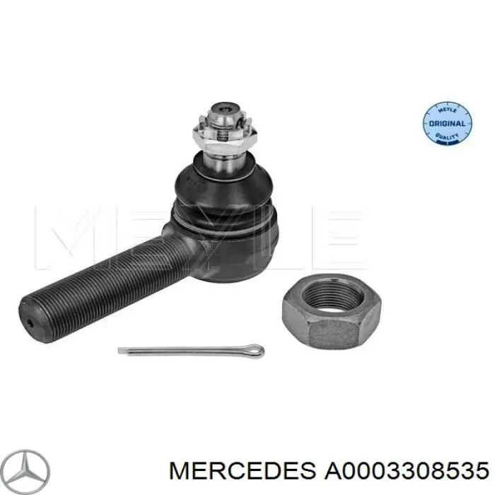 Накінечник поперечної рульової тяги Mercedes A0003308535 ціна, від 23.63 USD