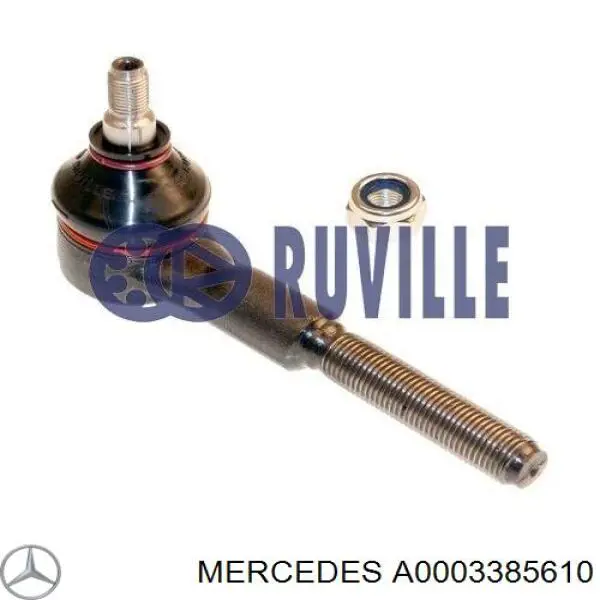Накінечник рульової тяги, внутрішній Mercedes A0003385610 ціна, від 10.34 USD