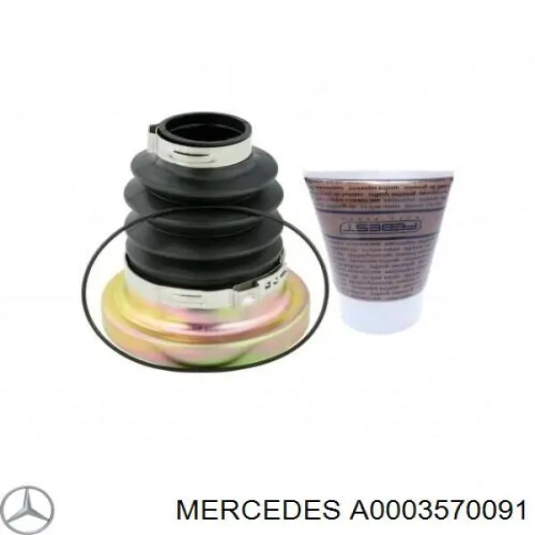 Купити A0003570091 Mercedes Пильник ШРКШ зовнішній, задньої півосі