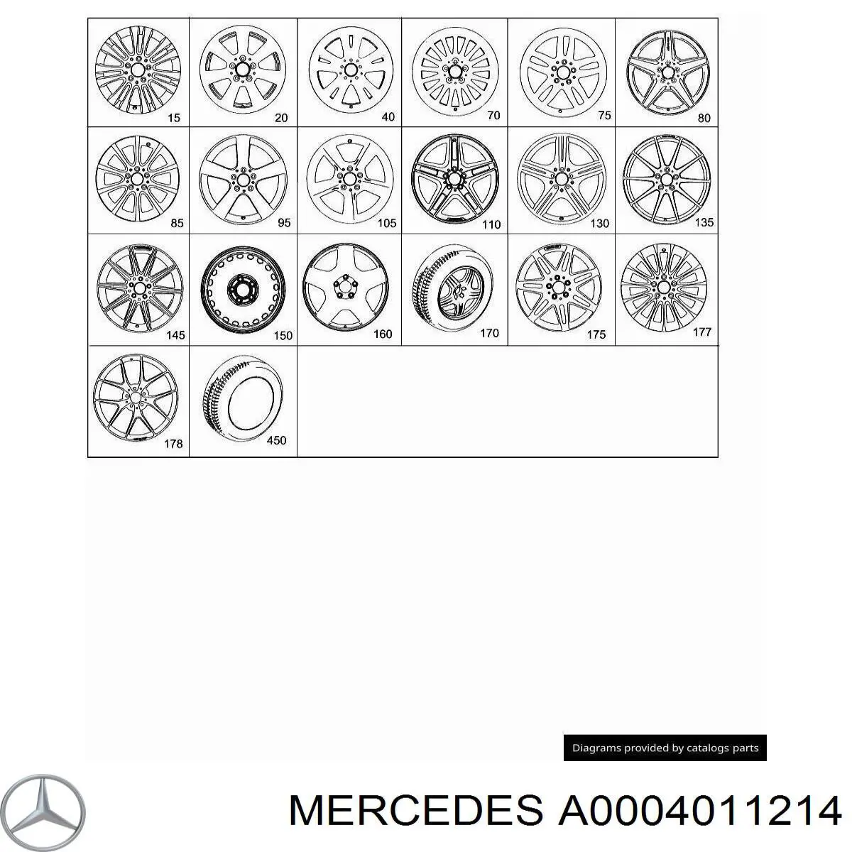 A0004011614 Mercedes 