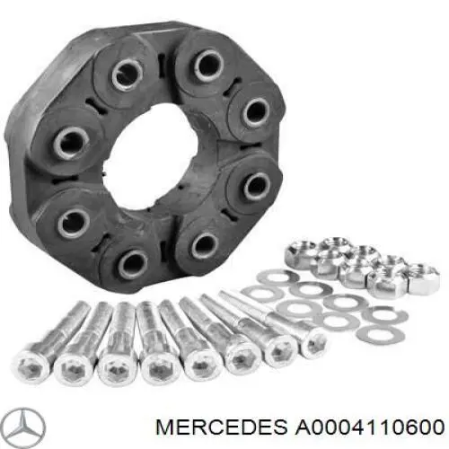 A0004110600 Mercedes Муфта кардана еластична, перед./зад.