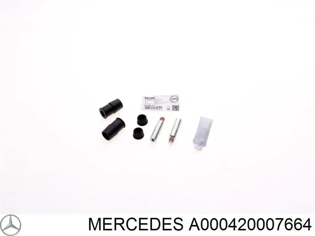 Купити A000420007664 Mercedes Пильник направляючої супортугальмівного, переднього