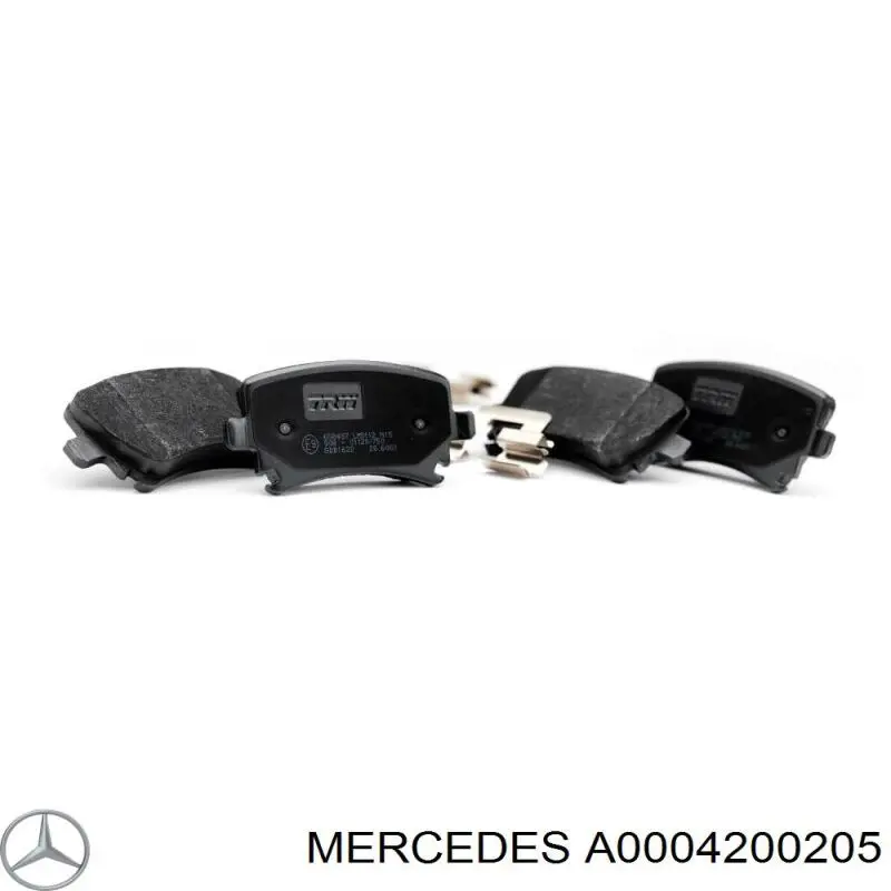 Задні гальмівні колодки Mercedes A0004200205 ціна, від 31.23 USD