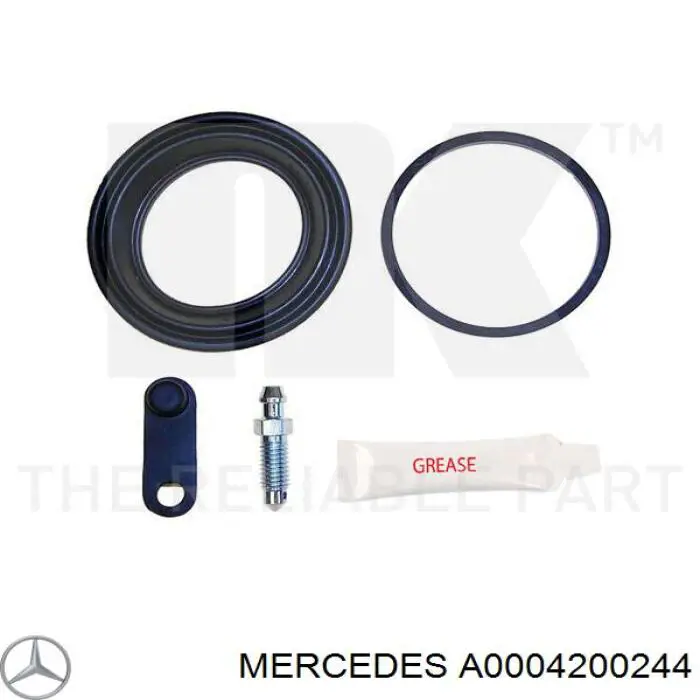 A0004200244 Mercedes ремкомплект супорту гальмівного переднього