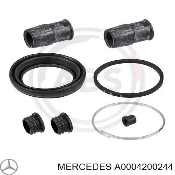 Ремкомплект супорту гальмівного переднього Mercedes A0004200244 ціна, від 4.12 USD