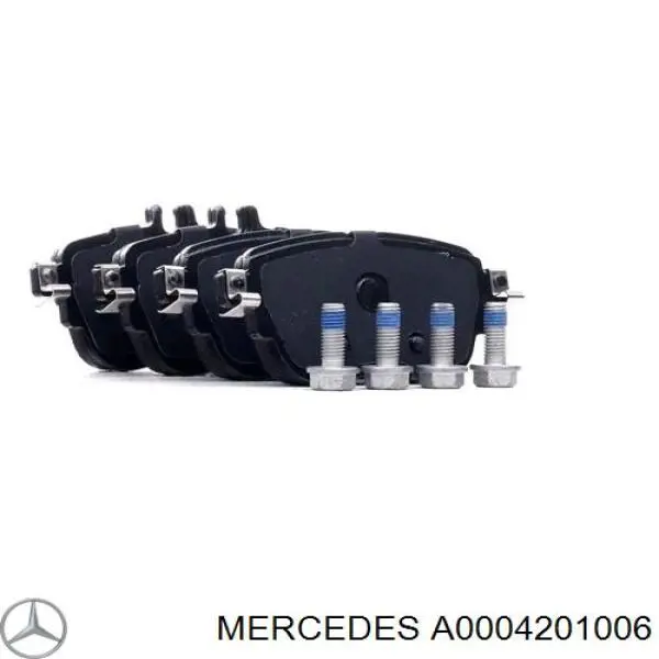 A0004201006 Mercedes колодки гальмівні передні, дискові