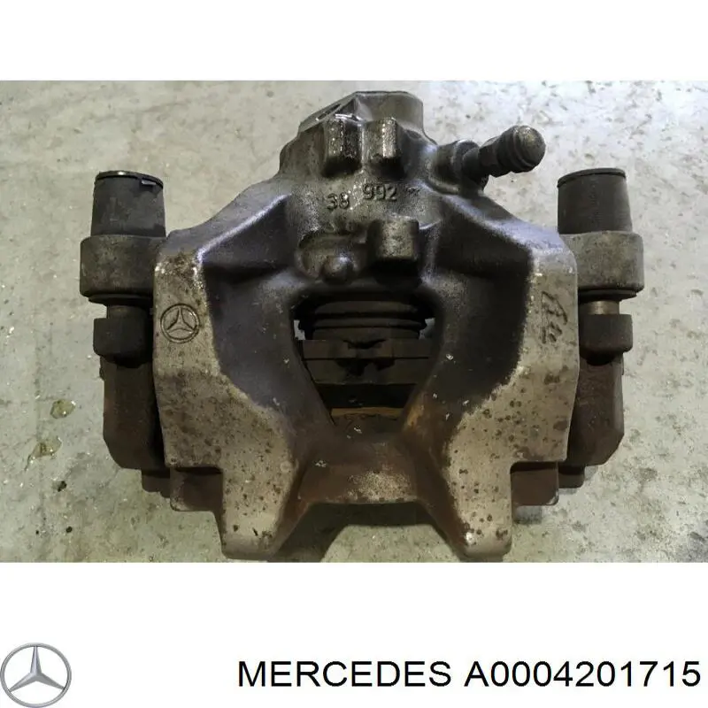 Скоба супорта переднього Mercedes A0004201715