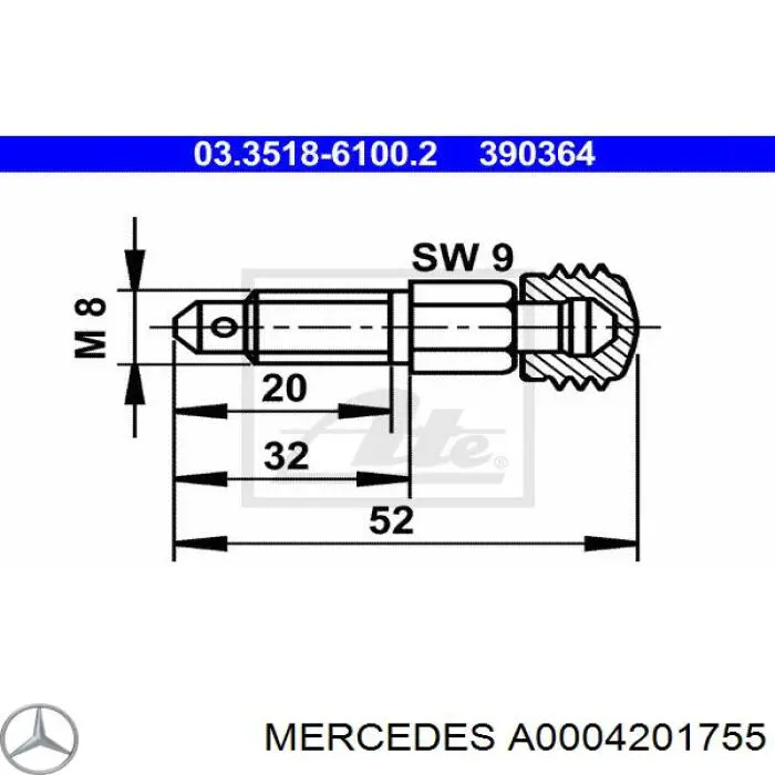 A0004201755 Mercedes 