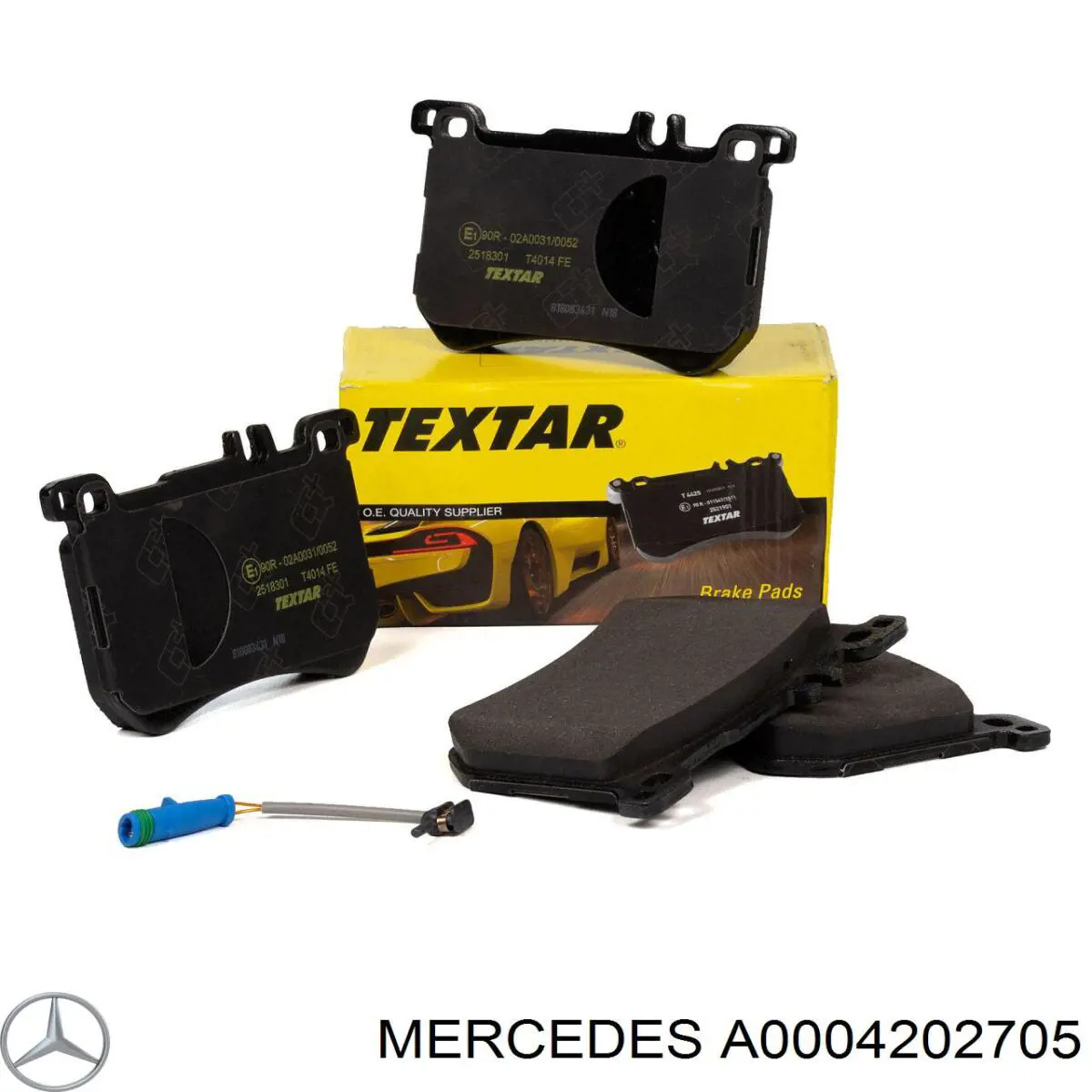 A0004202705 Mercedes Передні гальмівні колодки