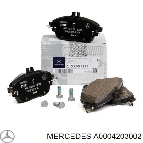 Гальмівні колодки Mercedes A0004203002 ціна, від 39.76 USD