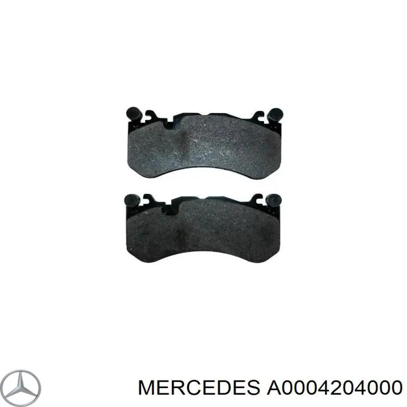Передні тормозні колодки A0074200820 Mercedes