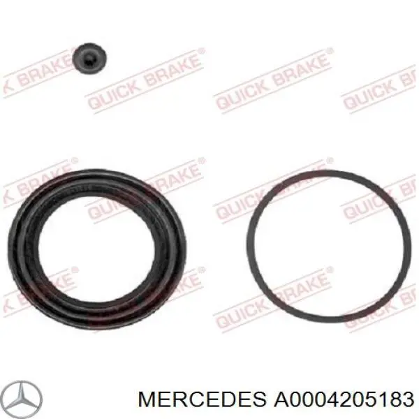 Супорт гальмівний передній правий Mercedes A0004205183 ціна, від 39.54 USD