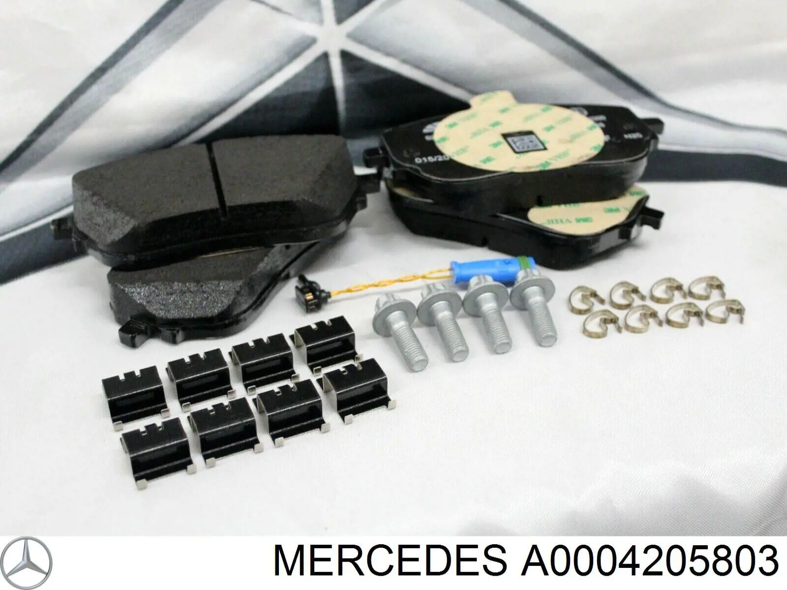 Колодки гальмові задні, дискові на Mercedes A V177