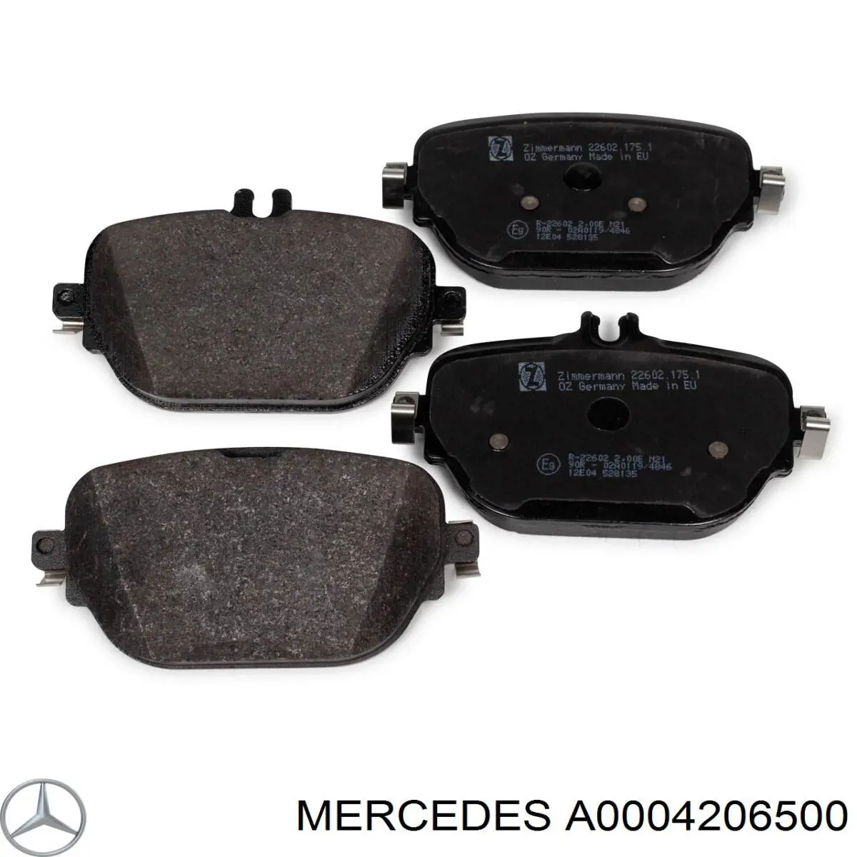 Купити A0004206500 Mercedes Задні колодки