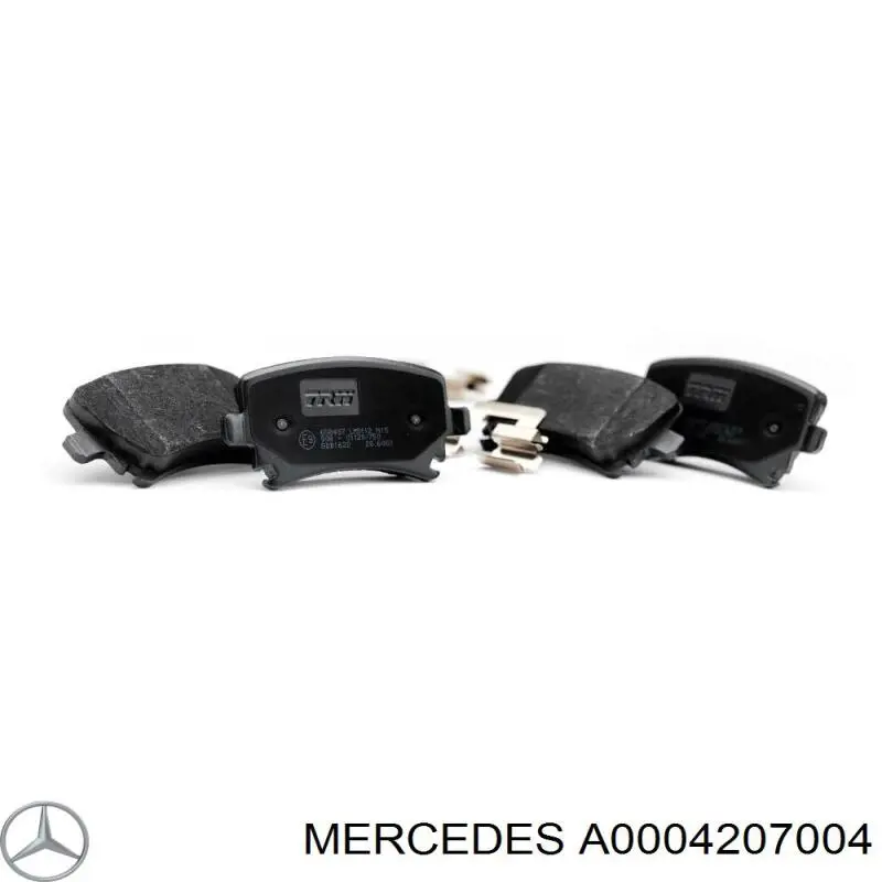 Задні гальмівні колодки Mercedes A0004207004 ціна, від 59.78 USD