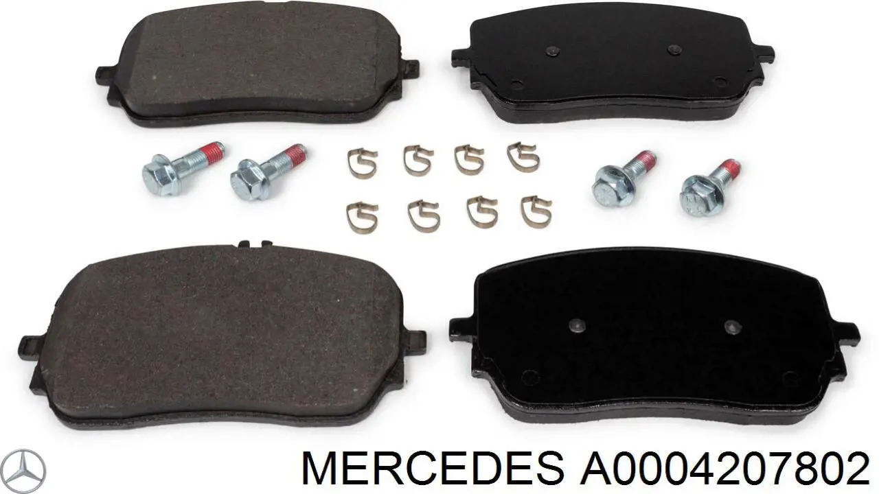 A0004207802 Mercedes Передні гальмівні колодки