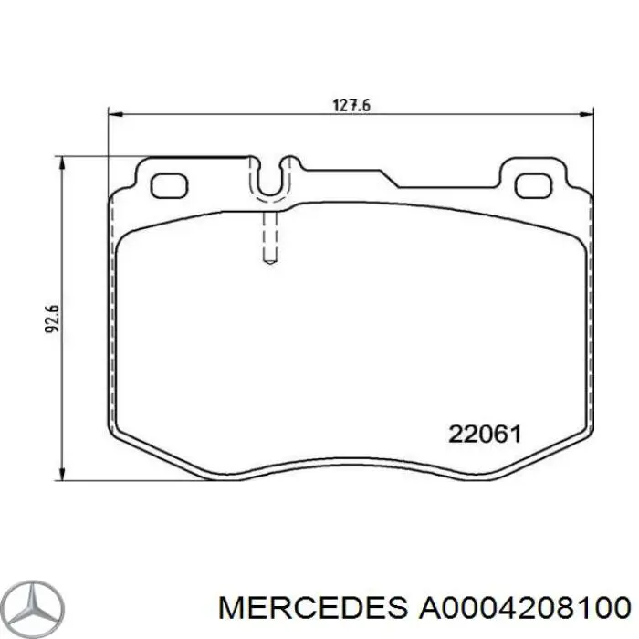  A0004208100 Mercedes