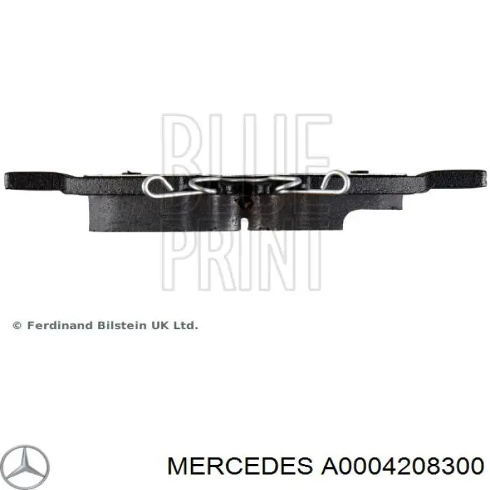 Задні гальмівні колодки A0004208300 Mercedes