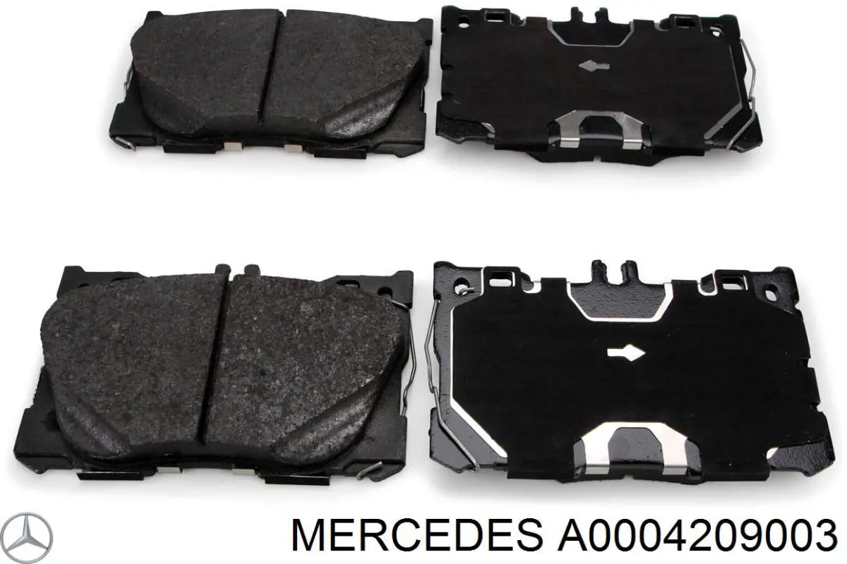 Гальмівні колодки Mercedes A0004209003 ціна, від 87.99 USD