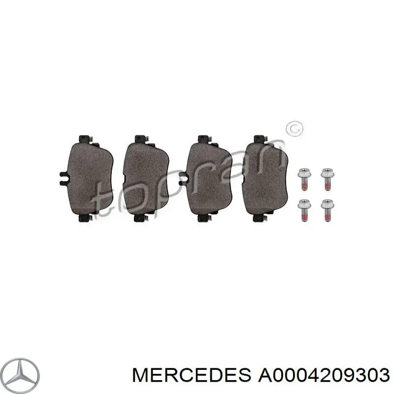 A0004209303 Mercedes 