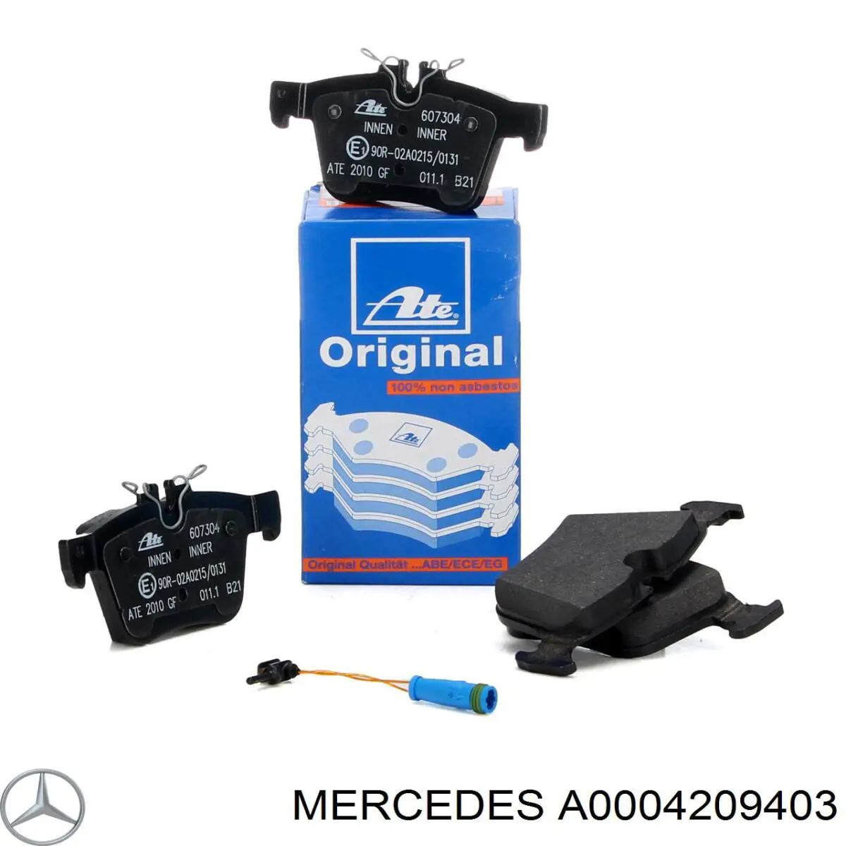 Купити A0004209403 Mercedes Задні колодки