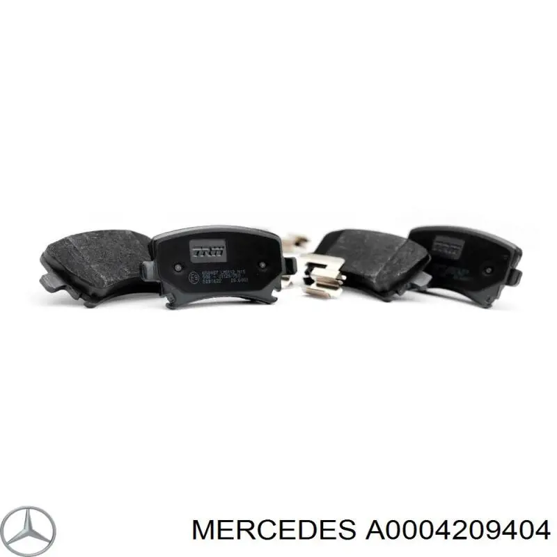Задні гальмівні колодки A0004209404 Mercedes