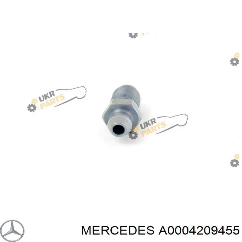 A0004209455 Mercedes штуцер прокачування супорту гальмівного, переднього