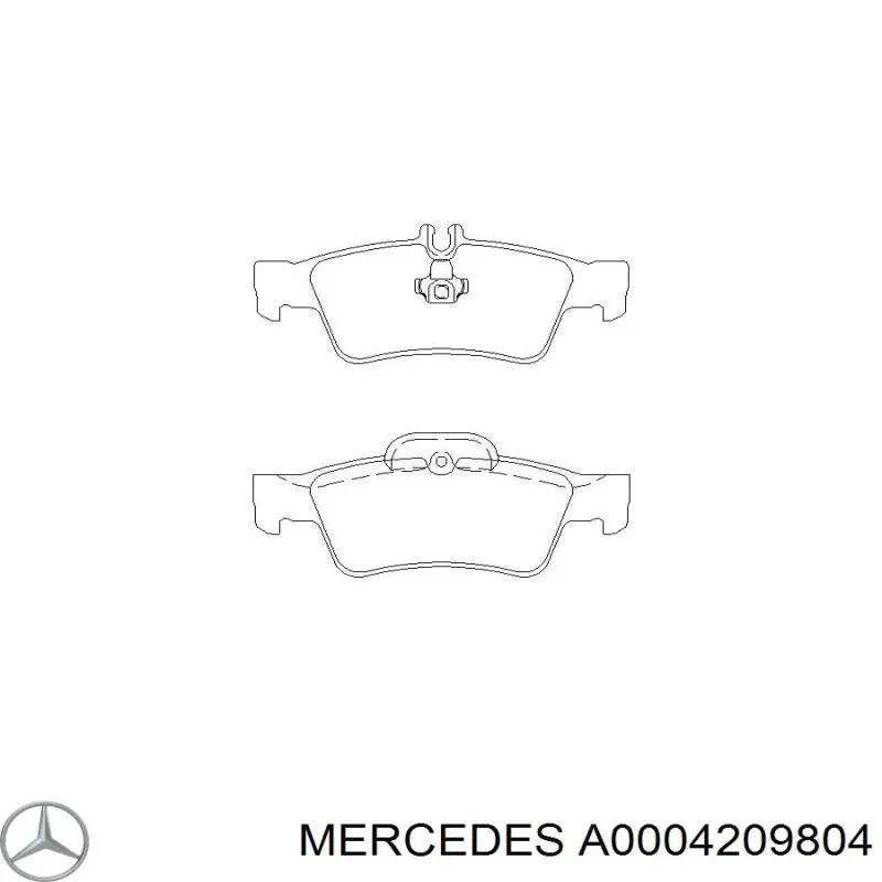  Mercedes A0004209804 ціна, від 220.62 USD