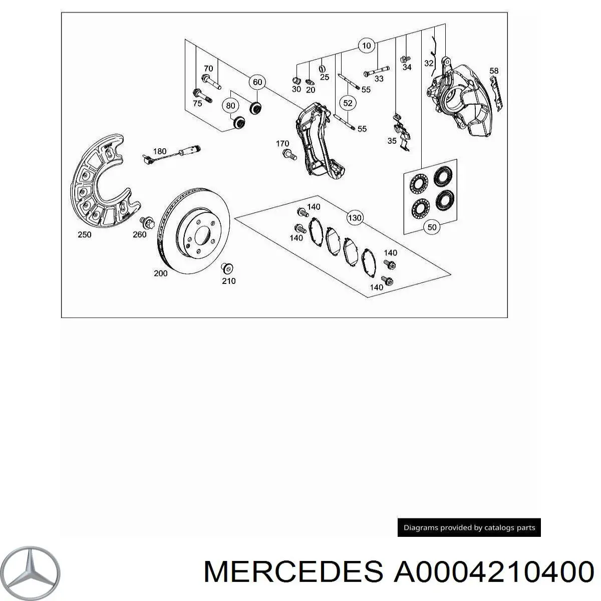 A0004210400 Mercedes 