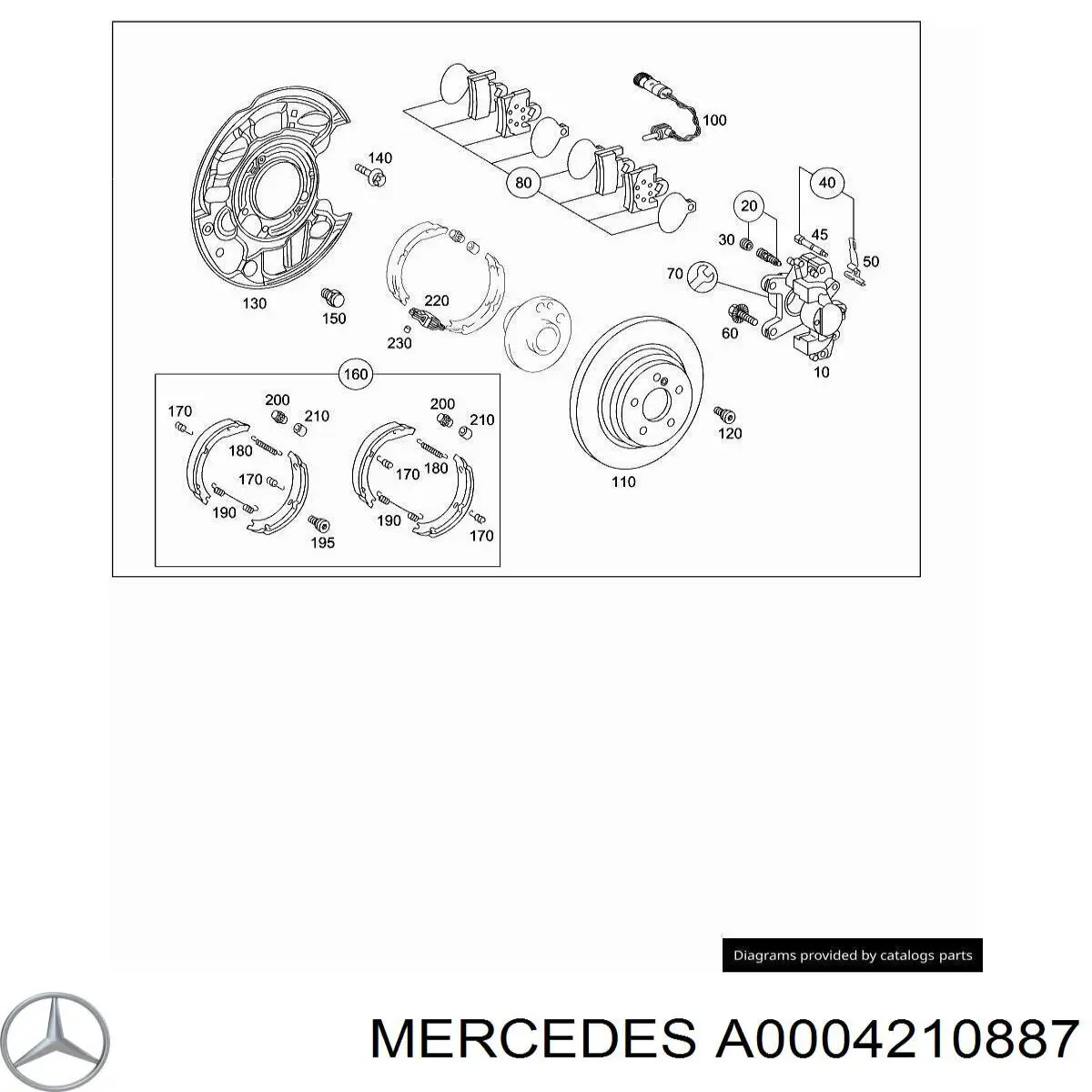  Mercedes A0004210887 ціна, від 0.97 USD