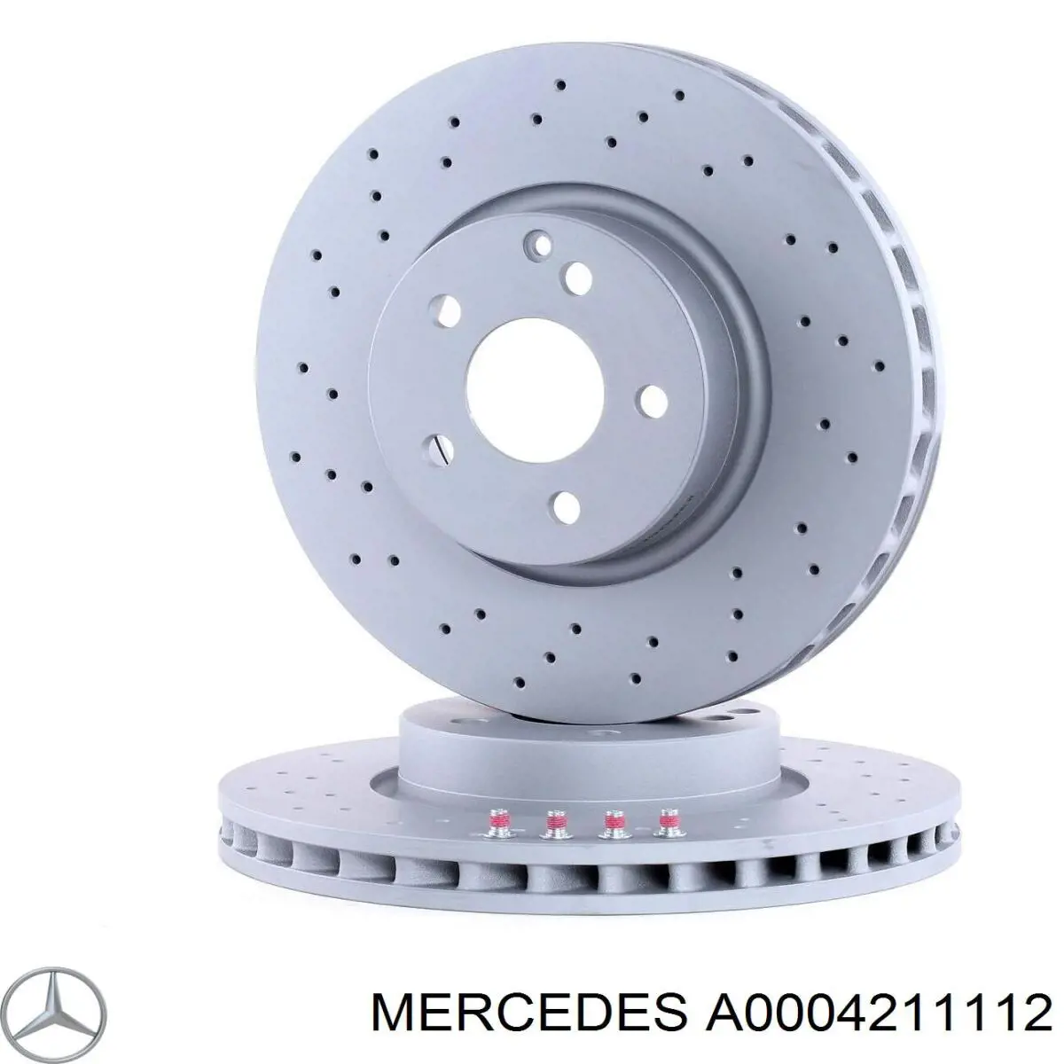 A0004211112 Mercedes диск гальмівний передній