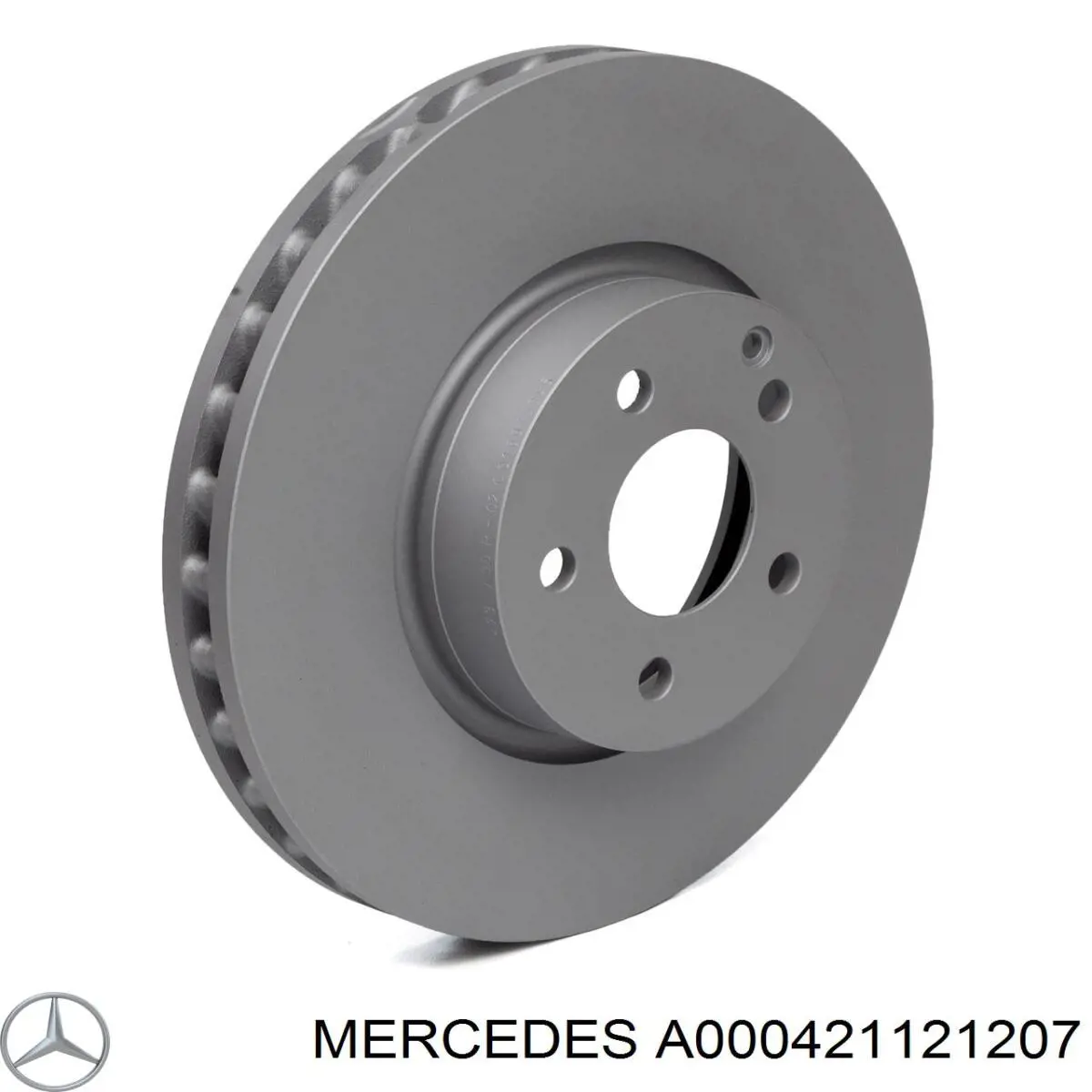 A000421121207 Mercedes диск гальмівний передній