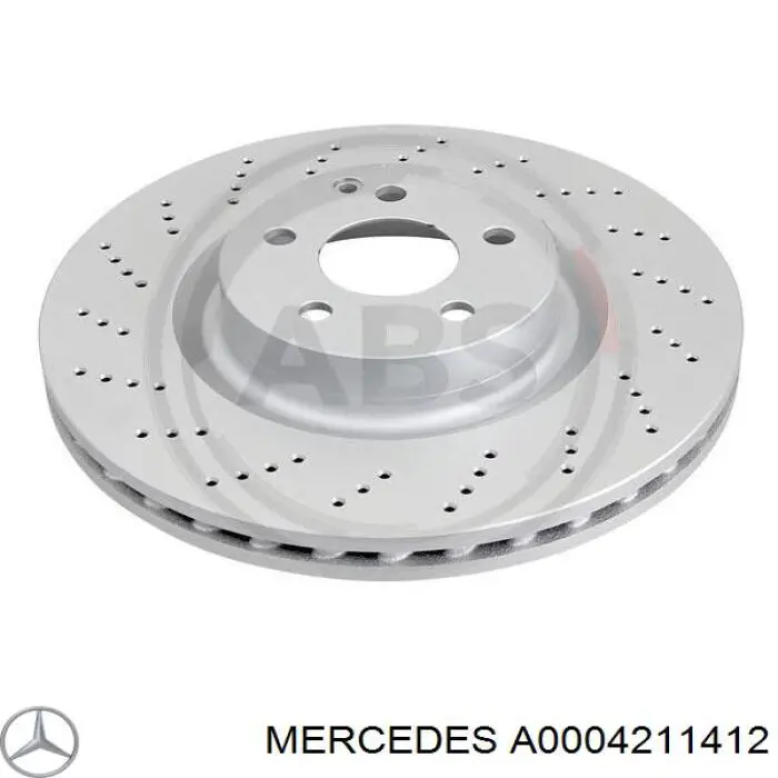 Купити A0004211412 Mercedes Ротор гальмівний