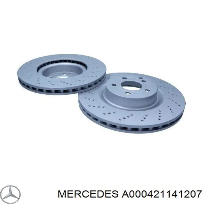 A000421141207 Mercedes диск гальмівний передній