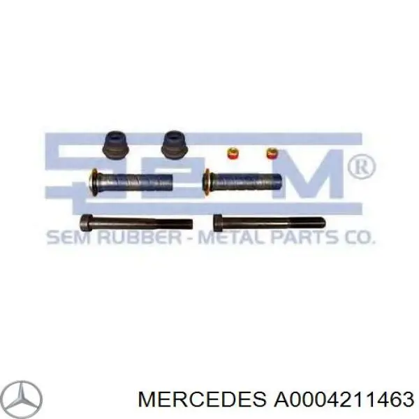 Ремкомплект супорту гальмівного переднього Mercedes A0004211463 ціна, від 14.92 USD
