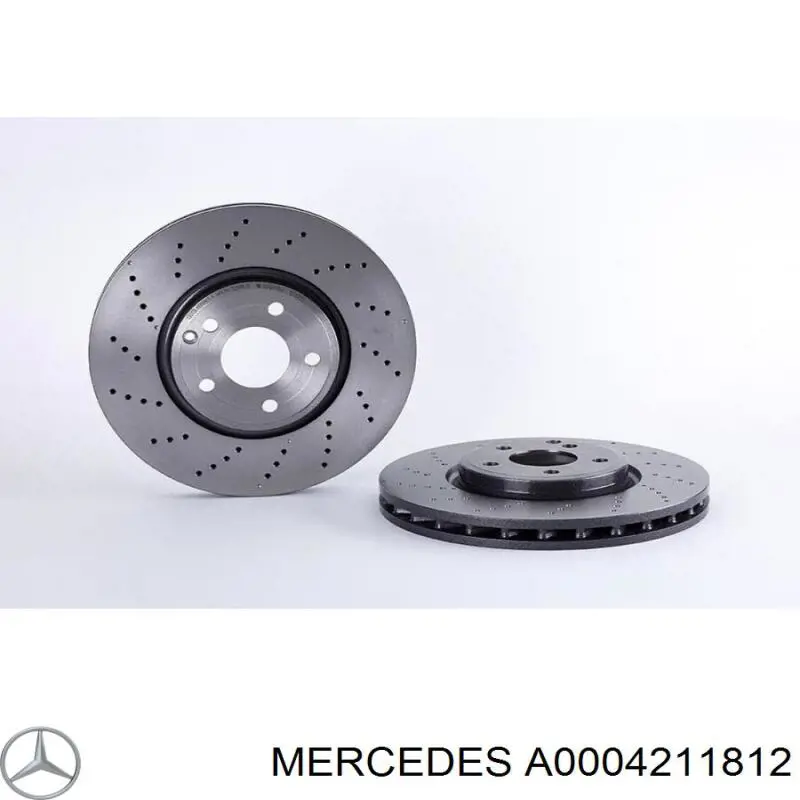 A0004211812 Mercedes Гальмо дискове переднє
