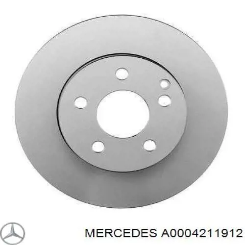 A0004211912 Mercedes Гальмо дискове переднє