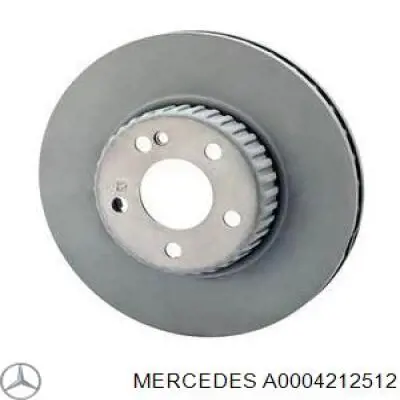 Купити A0004212512 Mercedes Ротор гальмівний