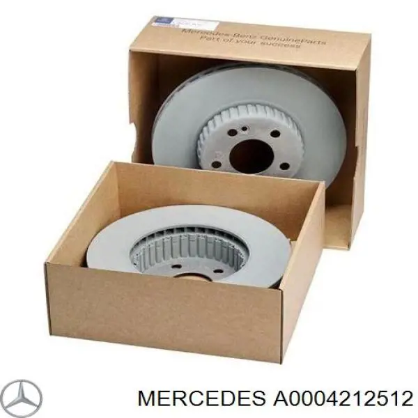 Гальмівні диски передні A0004212512 Mercedes